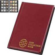 Coin Collection Album - Coin Holder Book Coin Storage Album Money Penny Pocket for Collectors CS01 (