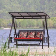 ST/🎽Outdoor Swing Glider Double Courtyard Balcony Swing Chair Outdoor Balcony Rattan Rocking Chair Rattan Chair Hammoc00