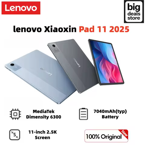 Lenovo Xiaoxin Pad 11 2025 Tab MediaTek Dimensity 6300 11" 2.5K Screen 7040mAh WIFI 040mAh Idea Tab 