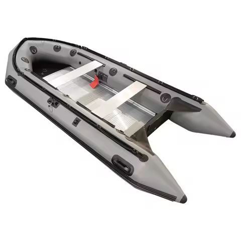 13ft 400cm Inflatable Fishing Boat PVC Tender Boats For Rowing