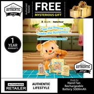 JISULIFE × ButterBear Pro 1 Handheld Fan 5000mAh 100 Wind Levels USB-C Rechargeable Fan