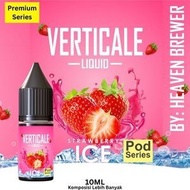 HOT ITEM! PREMIUM VERTICALE LIQUID RASA STRAWBERY ICE 10ML POD SERIES STROBERI STOBERI STRAWBERRY ES