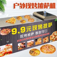 Gas Pizza Machine Outdoor Snack Folding Trolley Operation Platform Stall Equipment Fuel Gas Commercial Pizza Oven Oven