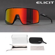 [ELICIT] HD Photochromic Sports Sunglasses for Men Women UV400 Protection Anti Glare Running Cycling
