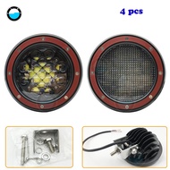 4pcs Car Round 5Inch 51W LED Work Light 12V/24V For 4x4 Offroad Truck Tractor ATV SUV Driving Lamp  5D Driving Work ligh