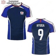 2026 New Bandai Japanese Anime Captain Tsubasa Kojiro Hyuga Japan National Team #9 Soccer Jersey Men