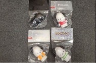 代售 - 單買每隻$5000 1套4隻$10000 市面難求 全新未開 UNBOX POCHACCO PC狗 絕版 FIGURE  原色 橙色 紅色 黑色 間條白 綠色