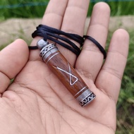Necklace cemeti wood ulin carved lam jalapah