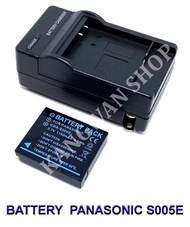 (Saving Set 1+1) CGA-S005 / S005E / DMW-BCC12 แบตเตอรี่และแท่นชาร์จสำหรับกล้องพานาโซนิค Battery and Charger For Panasonic Lumix DMC-FS1,FS2, FX01,FX07,FX3,FX8,FX9,FX10,FX12,FX50,FX100,FX150,FX180,LX1,LX2,LX3 BY JAVA STORE