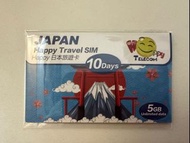 日本Docomo sim card 5GB unlimited data for 10days