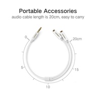 Ugreen Splitter Audio Cable Earphone 1 Male To 2 Female Audio Cable