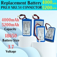 [LOCAL STOCK]3.7V XH2.54/PH2.0 PLUG CONNECTOR 5200mah 4000mah Rechargeable Li-ion Battery 18650 2P L