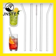 【Direct From Japan】 Phyxiul Glass Straws Set of 4 Drinking Straws for Frozen Fizzy Tea Drinks Heat r