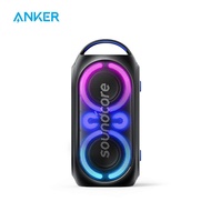 Soundcore Anker Rave Party 2 Portable Speaker, 120W Stereo, PartyCast 2.0, Light Show, IPX4 Waterpro