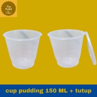 Cup Pudding 150 ML merk merpati / cup selai / cup sambel 150 Ml
