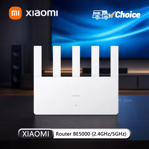 Original XIAOMI Router BE5000 WiFi 7 2.5G 5011Mbps Network Port 512MB Memory 2.4/5GHz Dual Broadband