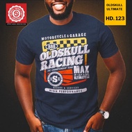 (SG Official Store) Oldskull Ultimate HD No.123 Tee-Shirt, 100% cotton