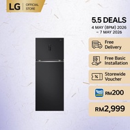 493L Top Freezer Fridge in Essence Matt Black