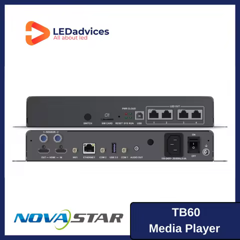 Novastar TB60 Taurus Series Multi Media Players For LED Screens Fully New Upgraded With 4 Ports Outp