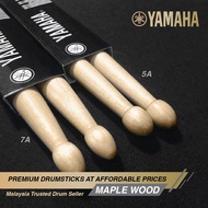 YAMAHA High Quality Maple Wood Drumsticks | 7A 5A