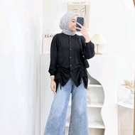 KEMEJA Alice shirt/airflow Front Drawstring shirt/Alice/Alice in Wonderland/Alicia/aliciacounture id