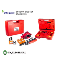 G.I (3/4”-1”) / (20mm - 25mm) Conduit Ratchet Die Stock Set  Rachet Die Stock Set Plasma GI