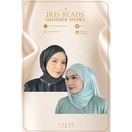 Shawl Iris Beads Shimmer – Premium Exclusive Glimmer Square Hijab