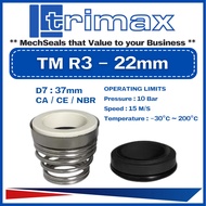 TRIMAX R3/155 22mm ( S ) ( d1-20.0 x d7-37.0 ) R3-22mm Single-Spring Mechanical Seal Ceramic/Carbon/