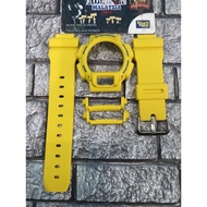 BNB ANAK KATAK KUNING WORDING BIRU + BUCKLE JAPAN SESUAI UNTUK (DW9052, DW9000, DW8800 )FOR ORIGINAL