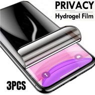 3pcs Anti Spy Privacy HD Clear Hydrogel Film For Honor X9c X9b X9a X9 X8c X8b X8a X8 X7c X7b X7a X7 