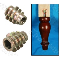 FURNITURE E-NUT WOOD INSERT NUT (EWIN) (10Pcs)