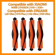 Main Brush Replacement Accessories Compatible with Xiaomi M30S X10+ X20+ Dreame L10s Ultra L20 Ultra