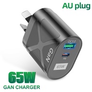 【NEW】 GTWIN 65W GaN Australian Charger NewZealand AU Plug USB C Phone Fast Charging Adapter Type C T