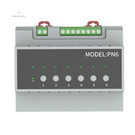 Tuya Smart Zigbee 6CH Relay Switch Module Remote Control Appliance Control Module Supports 3-Way Mot