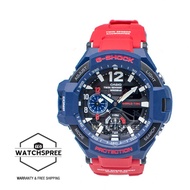 Casio G-Shock Master of G Gravitymaster Red Resin Strap Watch GA1100-2A GA-1100-2A