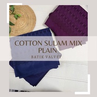 SET KAIN PASANG COTTON SULAM