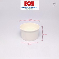 [ 50 PCS ] 2 oz Ice Cream Paper Cup 2oz Ice Cream Paper Cup POLOS