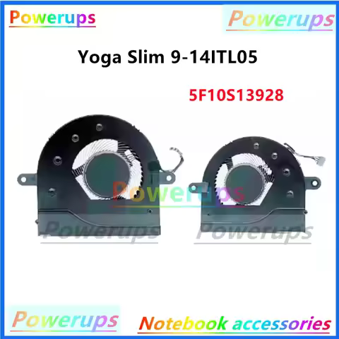 New Original Laptop CPU/GPU Cooler Fan For Lenovo Ideapad Yoga Slim 9-14ITL05 82D1 5F10S13928 BAPE05