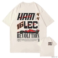 For F1 Fans Ferrari Sepang GP Racing Tee 2026 #44 & #16 Driver Printed T‑Shirt Racing-day Outfit Loo