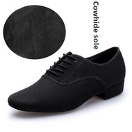 Mens Modern Dancing Shoes Adult Soft Bottom Boys Dedicated Square Dance Shoes Ballroom Dancing Shoes