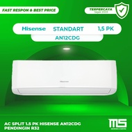 Ac Split 1.5 Pk Hisense AN12CDG Pendingin R32