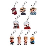 Popular Boy Group GDRAGON Concert Acrylic CD Keychain Übermensch Album Pendant Lightstick Bag Key Ri