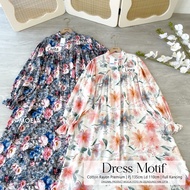 MOELA DRESS CIVITA MOTIF HAZELA SIMUA APRISA NAME FULL BUTTON DRESS LD 110 105 cm PREMIUM RAYON COTT