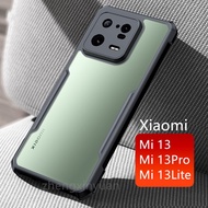 Casing For Xiaomi 13 Pro Phone Case Xiaomi13 13Lite Transparent Acrylic Back Cover For Xiaomi13Pro 13 lite Armor Shockproof Cover