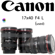 Canon 17-40mm f/4 L (used) good condition