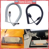 ci Coiled Cable Wire Mechanical Keyboard GH60 USB V2 Cable Mini Micro Type C USB Port for  2 xd64 xd