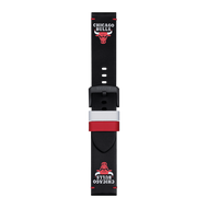 TISSOT OFFICIAL NBA LEATHER STRAP CHICAGO BULLS 22MM (T852047508)