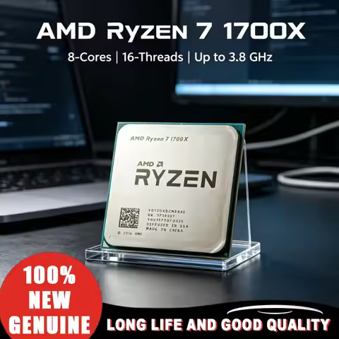 AMD Ryzen 7 1700X Eight-Core 3.4 GHz CPU Processor YD170XBCM88AE Socket AM4 100% Brand New and Origi
