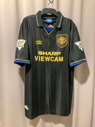 1994 曼聯作客短袖球衣 簡東拿 CANTONA 移民 斷捨離 一件不留 懷舊 復古 復刻 泰版 足球 波衫