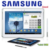 Used Samsung Galaxy Note 10.1 GT-N8000 SIM 3G+WiFi Android 4 Tablet Phone Makes Calls 16GB S Pen Stylus Touch Screen Second Hand